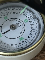 Vintage HeavyDuty MIL-SPEC YOCOYAMA LENSATIC COMPASS Made in Japan NEW-OLD-STOCK