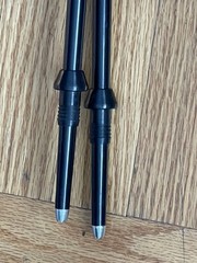 MADE IN ITALY ZICRAL R77 Lightweight Trekking Hiking Ultralite Poles ~ UNUSED