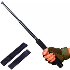 64cm Highest Grade Expandable Walking Stick with Rubber Handle & Nylon Bag US