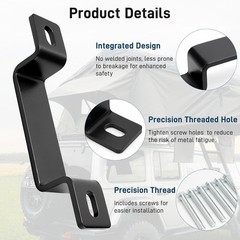 Roof Top Tent Mounting Clamp 4pcs U Bracket for Jeep Roof Rack Rustproof