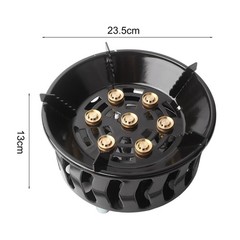 Camping Stove Gas Burner 19800W Portable Stainless Steel Foldable Design