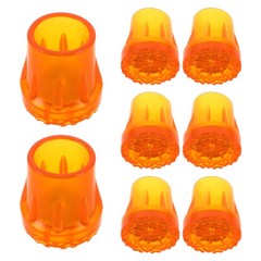 8 Pcs Underarm Crutch Foot Pads Walking Accessories Cane Tip Replacement