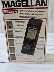Magellan GPS 4000 XL Handheld Satellite Navigator Case And Box Tested Bundle