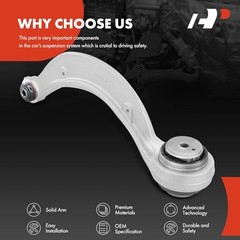 Front Forward Lower Control Arm, with Bushing, Compatible with Jaguar XE 2017