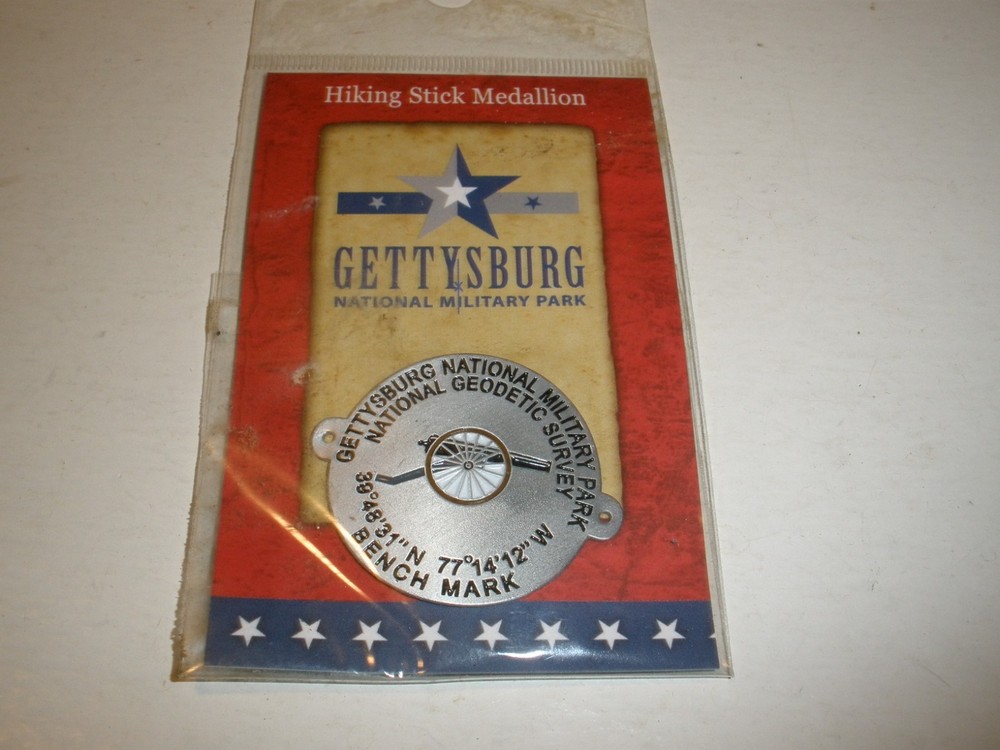 NEW Hiking Stick Medallion GETTYSBURG NATIONAL MILITARY PARK (18)