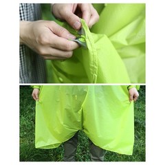 Ultralight Nylon Rain Poncho Waterproof Adult Raincoat for Outdoor Sports