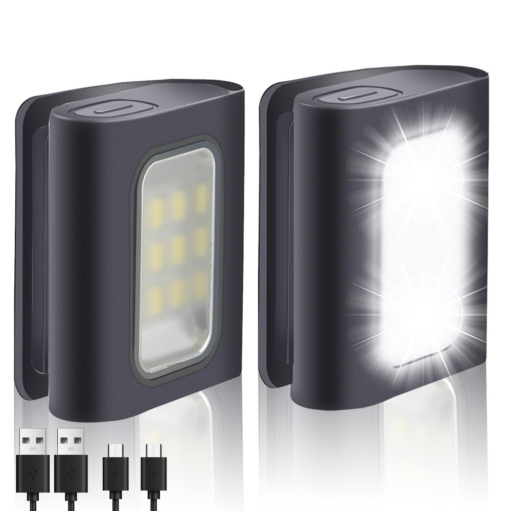 innofox Running Light, 2Pack Reflective Gear for Runners, cool black