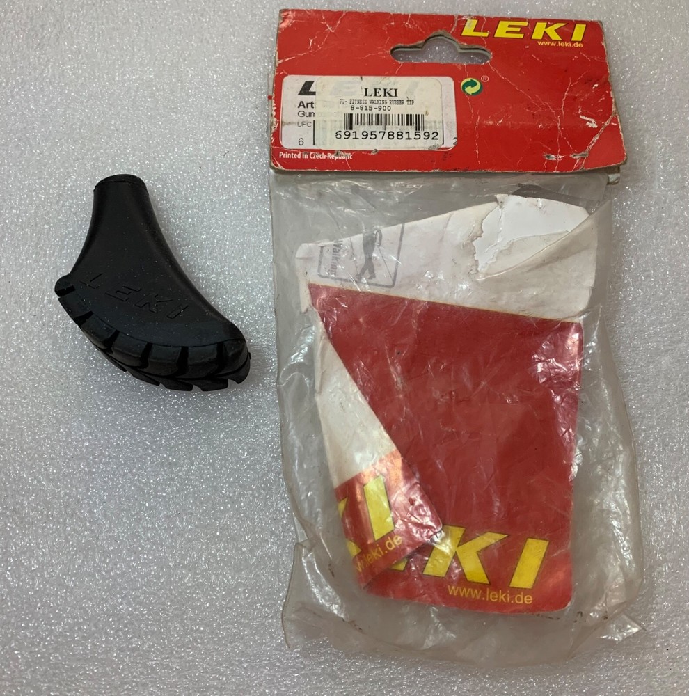 1X LEKI POWER GRIP Rubber PAD for flex/speed tip Nordic shaped 8-815-900