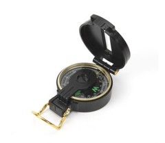 OZARK TRAIL LENSATIC COMPASS, GLOW IN THE DARK, 5093 BLACK