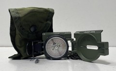 Cammenga Model 3H Tritium Lensatic Compass US Military OD Green with Pouch