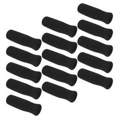 15Pcs Replacement Foam Cane Handle Covers with Comfortable Non Slip Grip Black