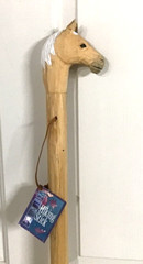 Earth Exploration Co Hand Carved Wood Horse Walking Trekking Hiking Pole Stick