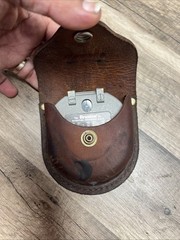 Vintage Brunton Pocket Transit Compass Ainsworth Denver Surveying & Leather Case