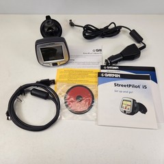 Garmin StreetPilot i5 GPS Navigator Complete In Box Tested Powers On