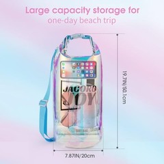 Iridescent Dry Bag, 10L Waterproof Beach Bag | Lightweight & durable 10 Liters