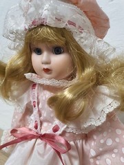Artist doll porcelain doll 38 cm collector rarity Vintage