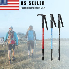 Cane Walking Stick Adjustable Folding Walking Aluminum Collapsible Travel Hiking