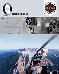Lensatic Sighting Military Compass AF-4090, Aluminum Alloy Material is