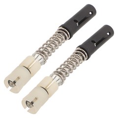 2 Pcs Telescopic Hiking Pole Trekking Parts Extension Tube Accessories