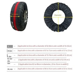 Adjustable Tire Cover Protective Tire Case Long-lasting Tire Protection