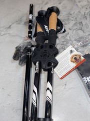 TrailBuddy Trekking Poles NWT Hiking Walking Sticks Grip Black accessories
