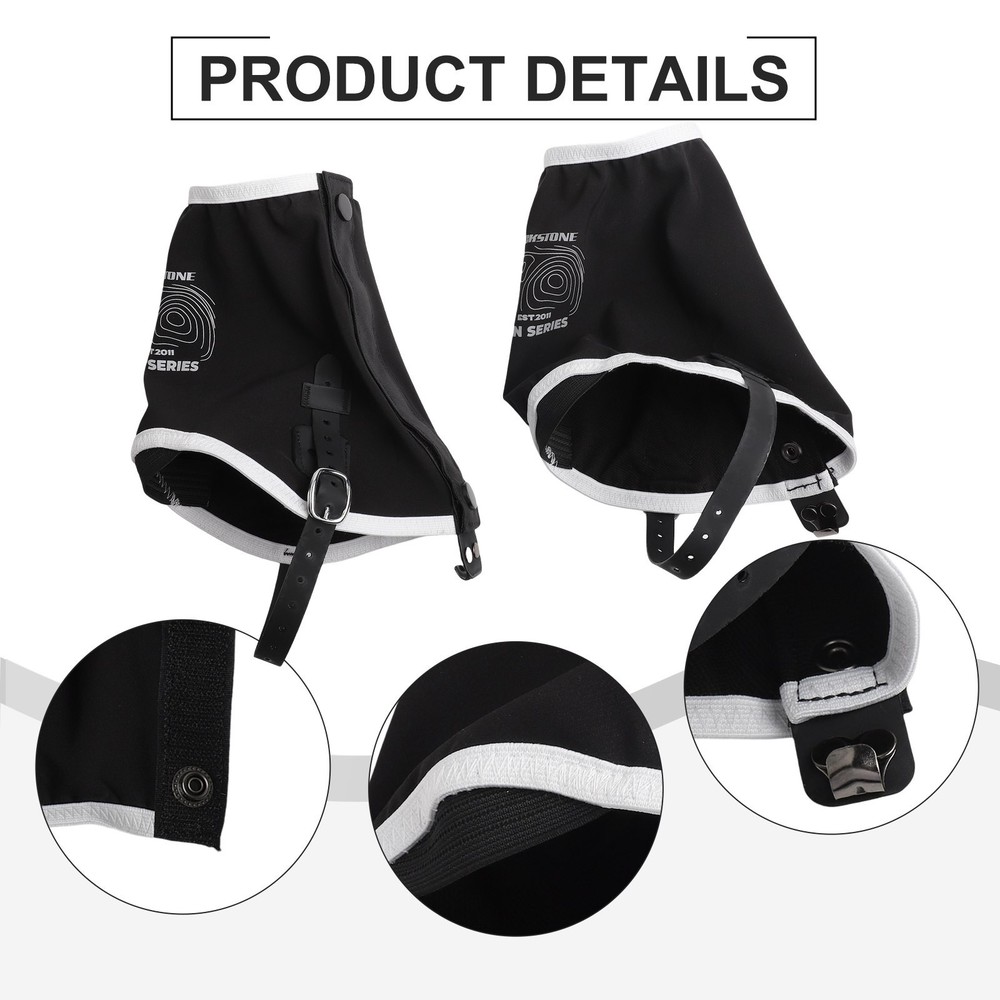 Shoe Protection Gear Waterproof Low Gaiters Ideal for All Outdoor Activities