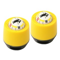 2 Pcs Compass Navigation for Car Automotive Travel Dashboard Vehicle
