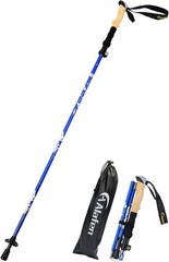 Lightweight 7075 Aluminum Adjustable Trekking Pole for Hiking, Single Pole