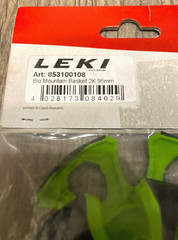 LEKI BIG Mountain BASKET 2K 95mm 1 Pair Green