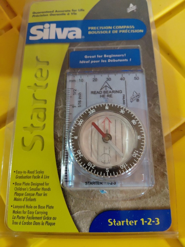 Silva Starter 1-2-3 Compass, Walking, Scouts, Beginners
