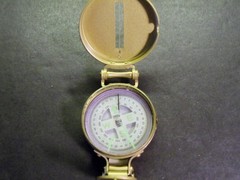 Vintage LENSATIC COMPASS in Original Box Japan Model 14-829