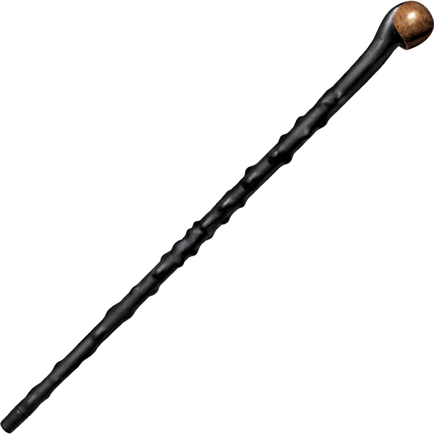 Cold Steel 37.5″ Irish Blackthorn Faux Wood Handle Black Walking Stick 91PBS