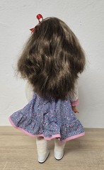 Vintage ELA doll, 42 cm, talking doll, made in Germany, sleeping eyes, very…
