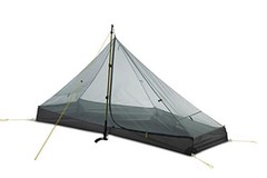 Ultralight Tent 3-Season Backpacking Tent for 1-Person or 2 1-person, khaki