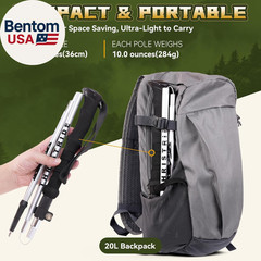 Collapsible Trekking Pole – Lightweight Aluminum Hiking Stick for Men, Women & S