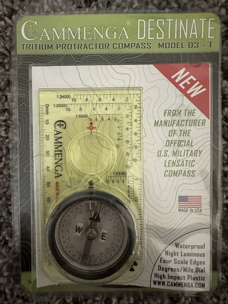 Tritium Protractor Compass model D3-T