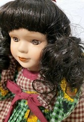 Artist doll porcelain doll 39 cm collector rarity Vintage