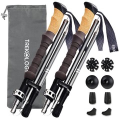 Compact 15-Inch Folding Hiking Sticks – Lightweight
