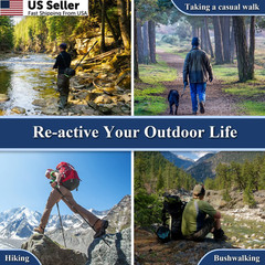TheFitLife Trekking Poles – 2 From 26″ (65 cm) to 51.2″ (130 cm), Purple