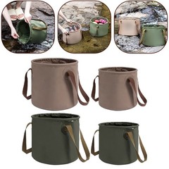 Outdoor Collapsible Bucket Folding Water Container Leakproof for Camping