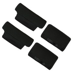 1 Set Durable Crutch Pads for Armpits Reusable Walking Stick Cushions Black