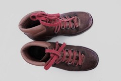 VINTAGE MB LIKE MEINDL DANNER HIKING BOOTS LEATHER HANDMADE ITALY 29cm