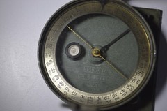 Vintage Leupold Forester Compass w/ Leather Case Green Portland Oregon READ!!