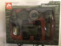 NEW Ozark Trail 5 Piece Outdoor Adventure Set Binoculars Compass Flashlight more