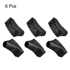 6Pcs Trekking Pole Tips Cane Hiking Stick Tip Protectors Replacement Accessories