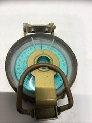Lensatic Precise Liquid Filled Compass Made In Japan In Working Condition