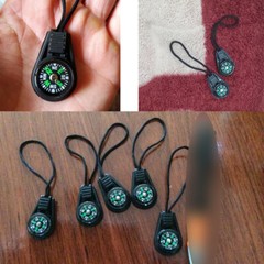 20pcs Mini Pocket Compasses Keychain Survival Gear Outdoor Camping Equipment