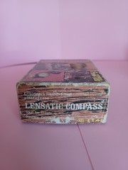 Engineers Lensatic Directional Compass by World Famous No 114 w/ Box