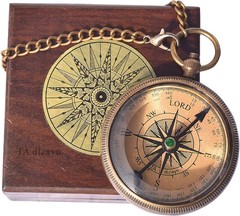 Trust in The Lord with All Your Heart -Proverbs 3: 5-6 Quote Engraved Compass…