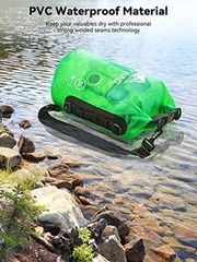 Dry Bag Waterproof for Women Men, 5L//20L/30L/40L Roll Top 10L Green